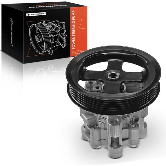 A-Premium Power Steering Pump with Pulley Replacement for Toyota Land Cruiser 2003-2007 Tundra 2004-2006 Lexus LX470 2003-2007