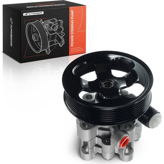 A-Premium Power Steering Pump, with Pulley, Compatible with Toyota RAV4 2001 2002 2003 2004 2005, 2.0L 2.4L, Replace # 4432042070, PSP1279