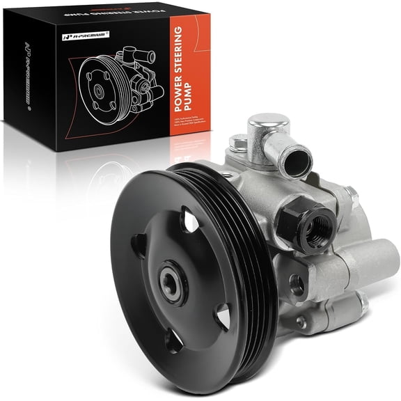 A-Premium Power Steering Pump, with Pulley, Compatible with Lexus RX330 2004-2006, Toyota Camry 2002-2006, Solara 2004-2008, 3.0L 3.3L, Replace # 44310-06080