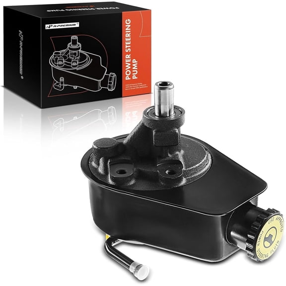 A-Premium Power Steering Pump with Reservoir Compatible with Buick Roadmaster Cadillac Brougham Fleetwood