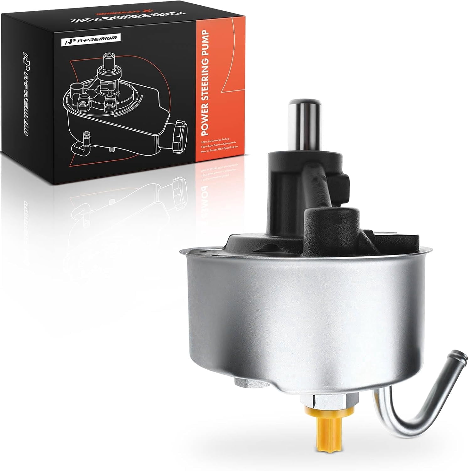A-Premium Power Steering Pump with Reservoir Compatible with Chevrolet G10 G20 G30 1987-1995 GMC G1500 G2500 G3500 G350 1987-1995 V8 5.0L 5.7L