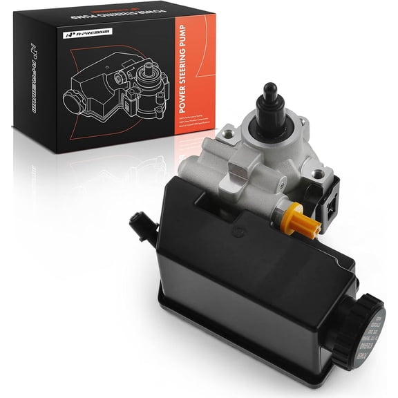 A-Premium Power Steering Pump, with Reservoir, Compatible with Chevrolet S10 1995-1999, GMC Sonoma 1995-1999, Isuzu Hombre 1996-2000, L4 2.2L Gas