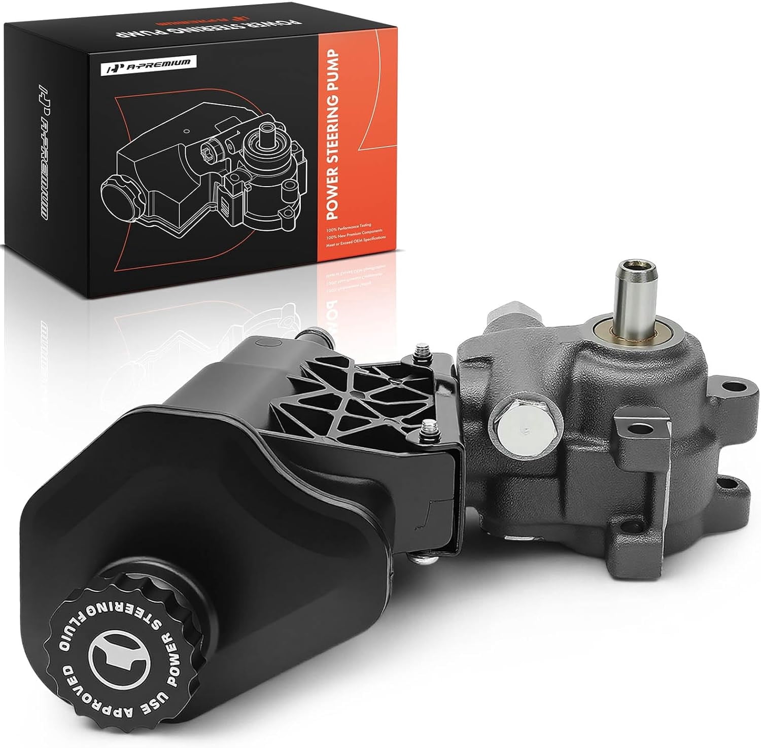 A-Premium Power Steering Pump with Reservoir Replacement for 2003-2007 Dodge Ram 2500 3500