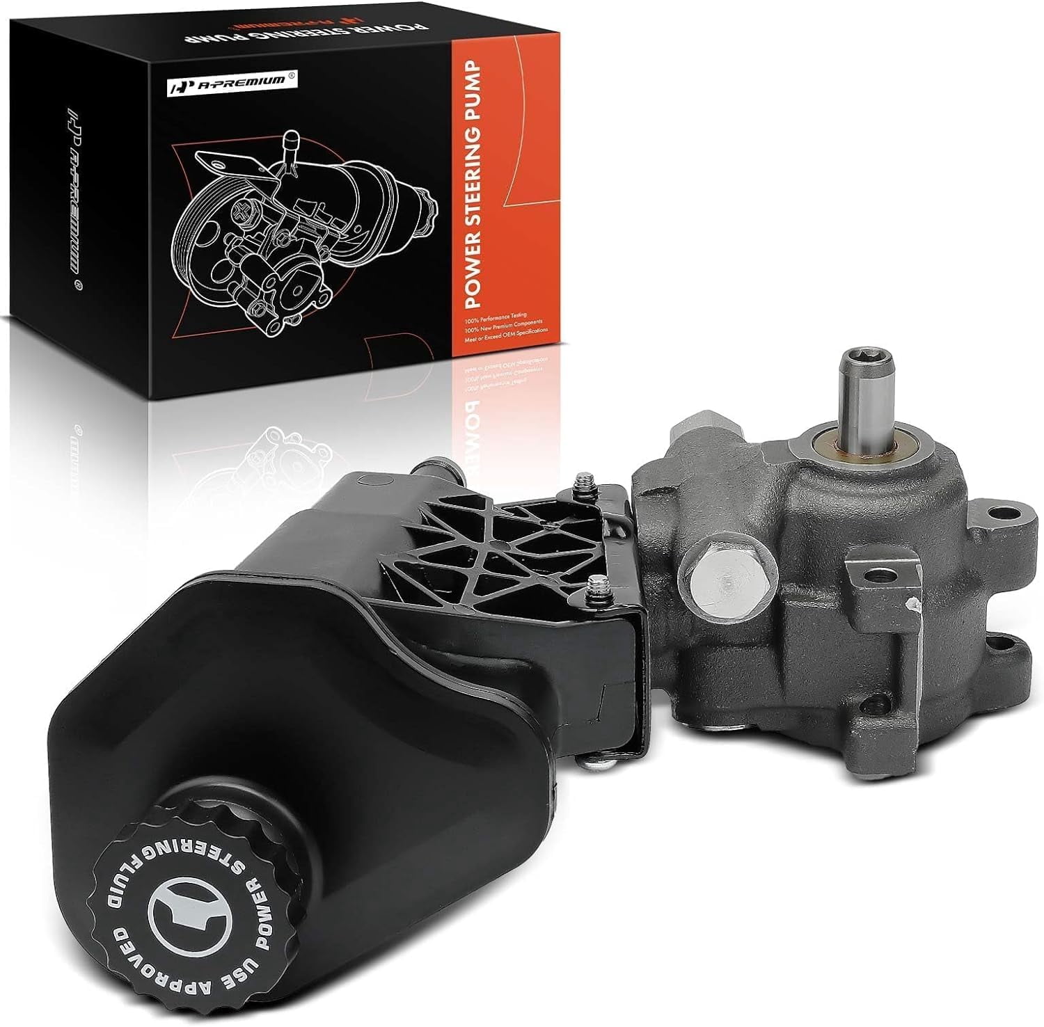 Power Steering Pump W/ Reservoir For 2003-2007 Dodge Ram 2500 & 3500 W/o ZF Pump - Foto 6