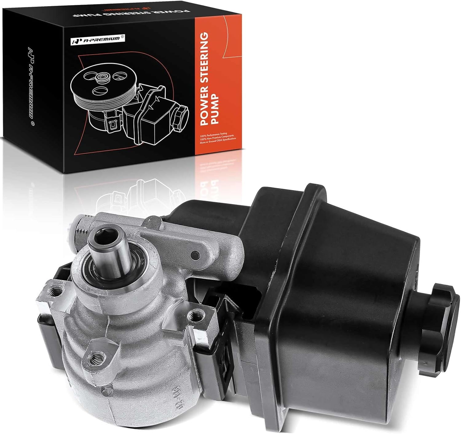 A-Premium Power Steering Pump with Reservoir Replacement for Buick