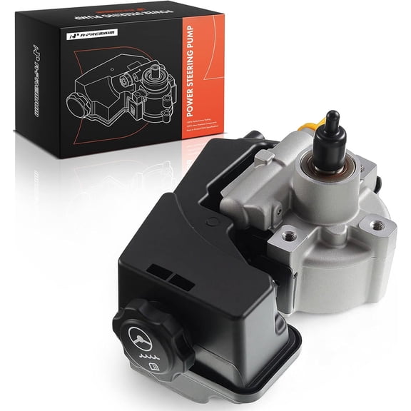 A-Premium Power Steering Pump, with Reservoir, Compatible with Chevrolet Camaro SS 2010 2011 2012, V8 6.2L Petrol
