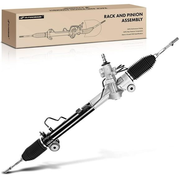 A-Premium Power Steering Rack and Pinion Assembly Compatible with Lexus RX330 2004-2006 RX350 2007-2009 Toyota Highlander 2001-2007 with Inner Tie Rods