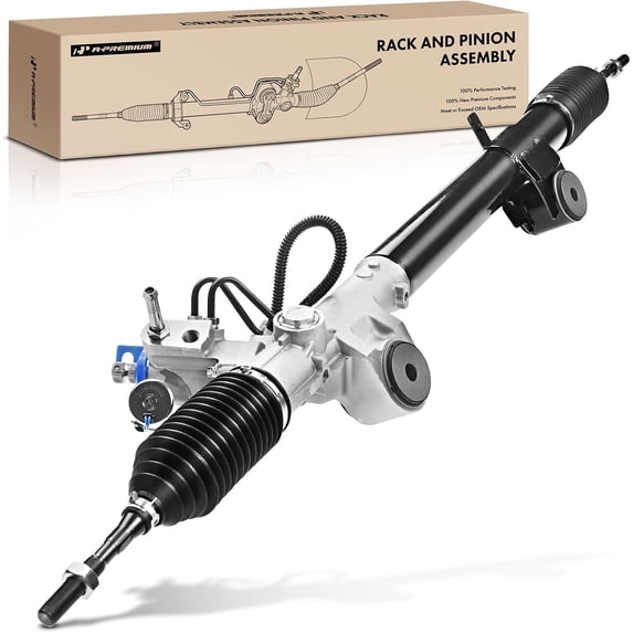 A-Premium Power Steering Rack and Pinion with Boots Compatible with Infiniti FX35 2009-2012 FX37 2013 FX50 2009 QX70 2014-2017 with Hydraulic Power Steering