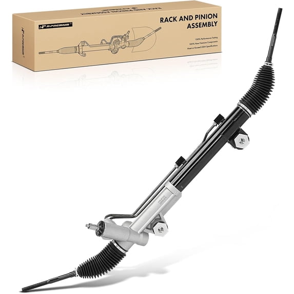A-Premium Power Steering Rack and Pinion Assembly Compatible with Ford Explorer Sport Trac Mercury Mountaineer 2006-2010 with Hydraulic Power