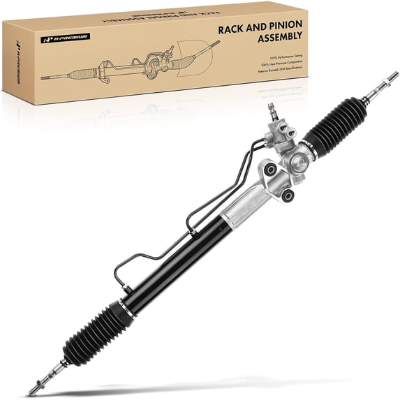 A-Premium Power Steering Rack and Pinion Assembly Compatible with Mitsubishi Montero 2001-2006 with Hydraulic Power