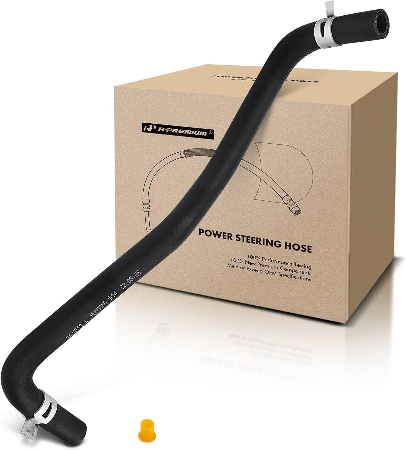 A-Premium Power Steering Reservoir Hose Line Compatible with Hyundai Entourage 2007-2008 Kia Sedona 2006-2010 V6 3.8L Reservoir To Pump