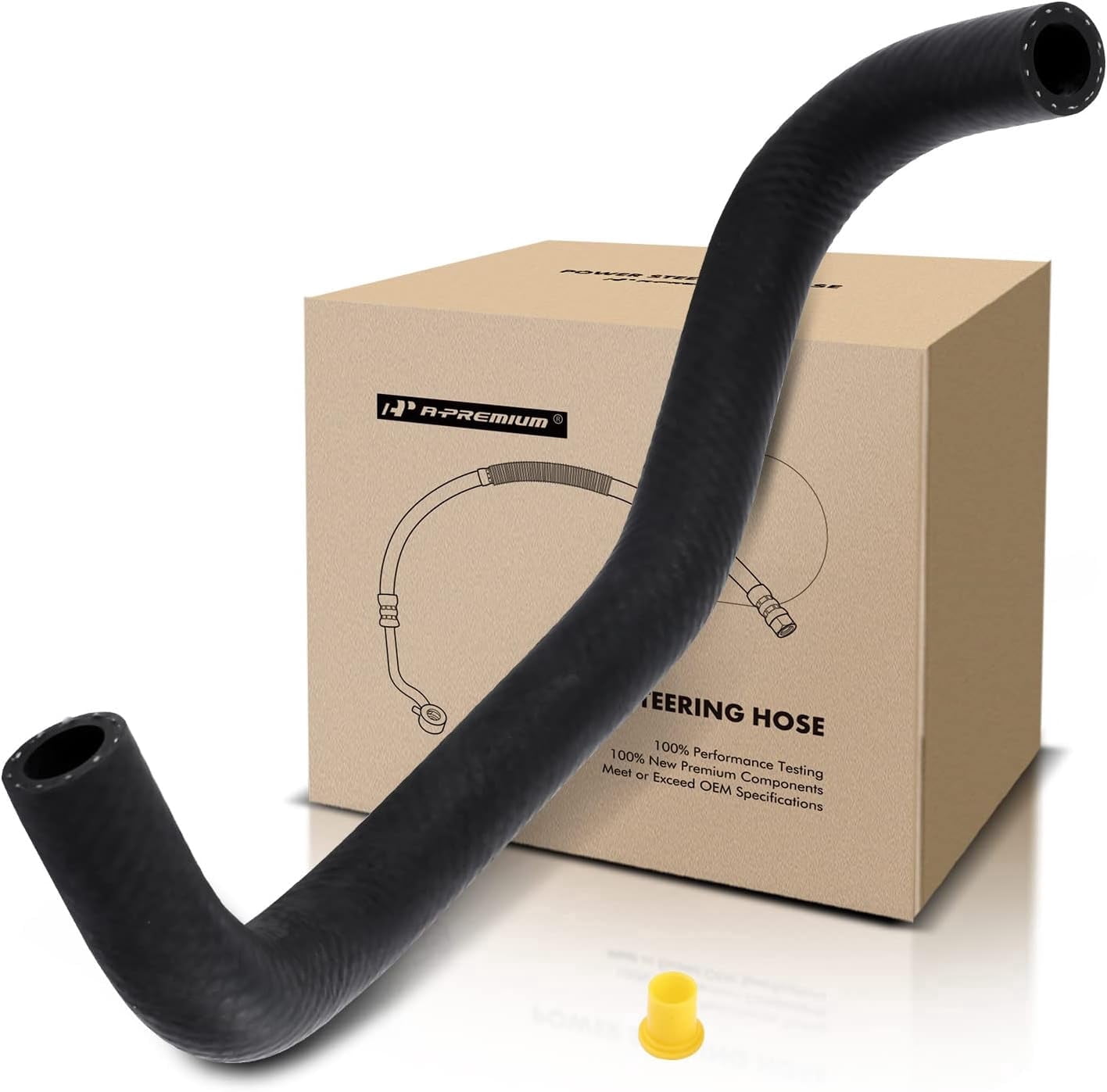 A-Premium Power Steering Reservoir Hose line Compatible with Acura MDX 2003 2004 2005 2006 V6 3.5L Reservoir To Pump