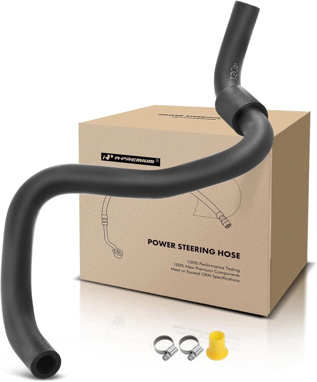 A-Premium Power Steering Reservoir/Suction Line Hose Assembly Compatible with Nissan Maxima 2009 2010 2011 2012 2013 2014, 3.5L, Reservoir To Pump