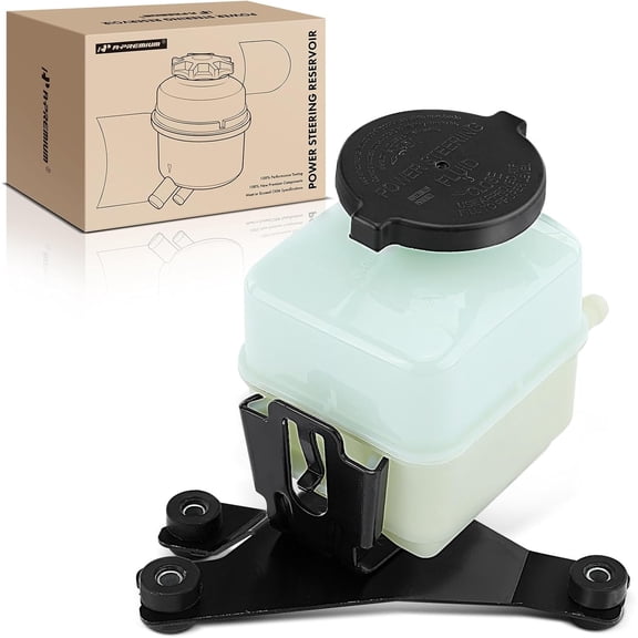 A-Premium Power Steering Reservoir/Tank with Cap & Bracket Compatible with Toyota Land Cruiser 1998-2008 & Lexus LX470 1998-2007