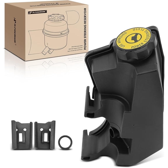 A-Premium Power Steering Reservoir with Cap Compatible with Jeep Grand Cherokee 1993-2004 Wrangler 1991-2006 TJ 1997-2006 Cherokee 1991-2001 Comanche