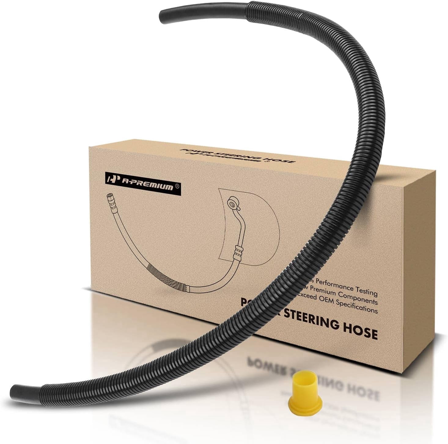 A-Premium Power Steering Return Hose Line Assembly Compatible with Chevrolet & Dodge & Ford & GMC & Jeep & Cadillac & Buick & Oldsmobile & Pontiac & Ram - 1994-2018 - Silverado 2500 HD, Escalade
