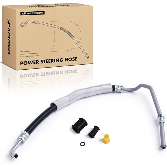 A-Premium Power Steering Return Hose Line Assembly Compatible with Dodge Journey 2009-2015, Avenger 2008-2014 & Chrysler 200 2011-2014, Sebring, Cirrus, Left Hand Drive vehicles, Gear To Cooler