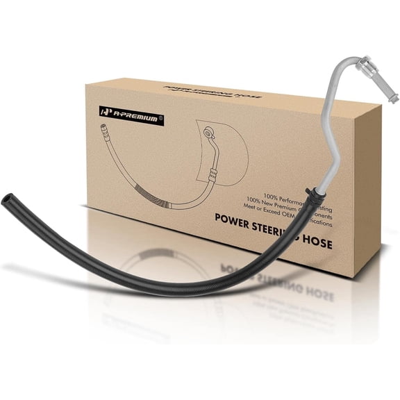 A-Premium Power Steering Return Hose Line Assembly Compatible with Dodge Ram 1500/2500/3500 1994-2002, Ram 4000 1995-1996 2001, Ramcharger, with O-ring, Gear To Cooler/Pump or From Gear