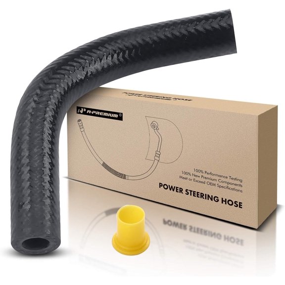A-Premium Power Steering Return Hose Line Assembly Compatible with Honda Prelude 1992 1993 1994 1995 1996 1997 1998 1999 2000 2001, L4 2.2L 2.3L, Cooler To Pipe