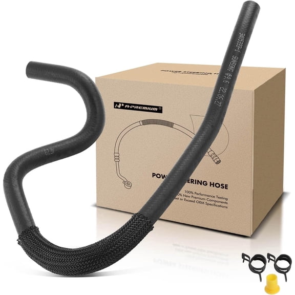 A-Premium Power Steering Return Hose Line Assembly Compatible with Nissan Frontier 2005-2017 L4 2.5L V6 4.0L, Pathfinder 2005-2012 V6 4.0 V8 5.6L, Xterra 2005-2015 V6 4.0L, Gear To Cooler