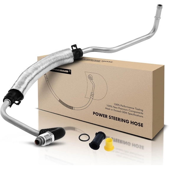 A-Premium Power Steering Return Hose Line Assembly Compatible with Toyota Highlander 2004-2007 & Lexus RX330 2004-2006, 3.3L, with O-ring, Gear To Pipe