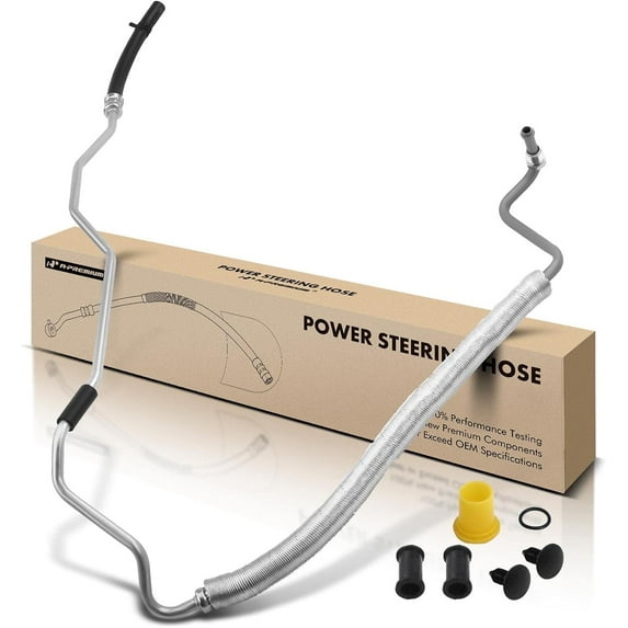A-Premium Power Steering Return Hose For Chevy Impala 2012-2016 - 63.8 Inch Cooler Tube