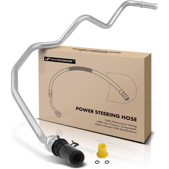 A-Premium Power Steering Return Hose Line Assembly Compatible with Chevrolet Malibu 2008-2012 Pontiac G6 Saturn Aura 2007-2009 V6 3.6L To Reservoir
