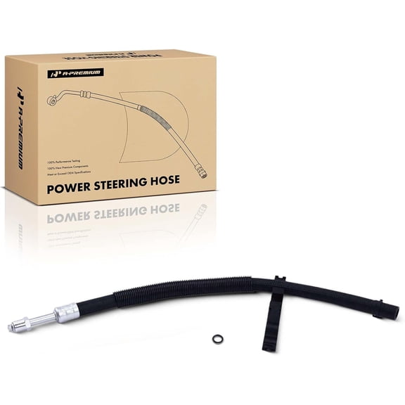 A-Premium Power Steering Return Hose Line Assembly Compatible with Dodge Ram 1500, Ram 2500, 2003-2008, with O-ring, Gear To Cooler