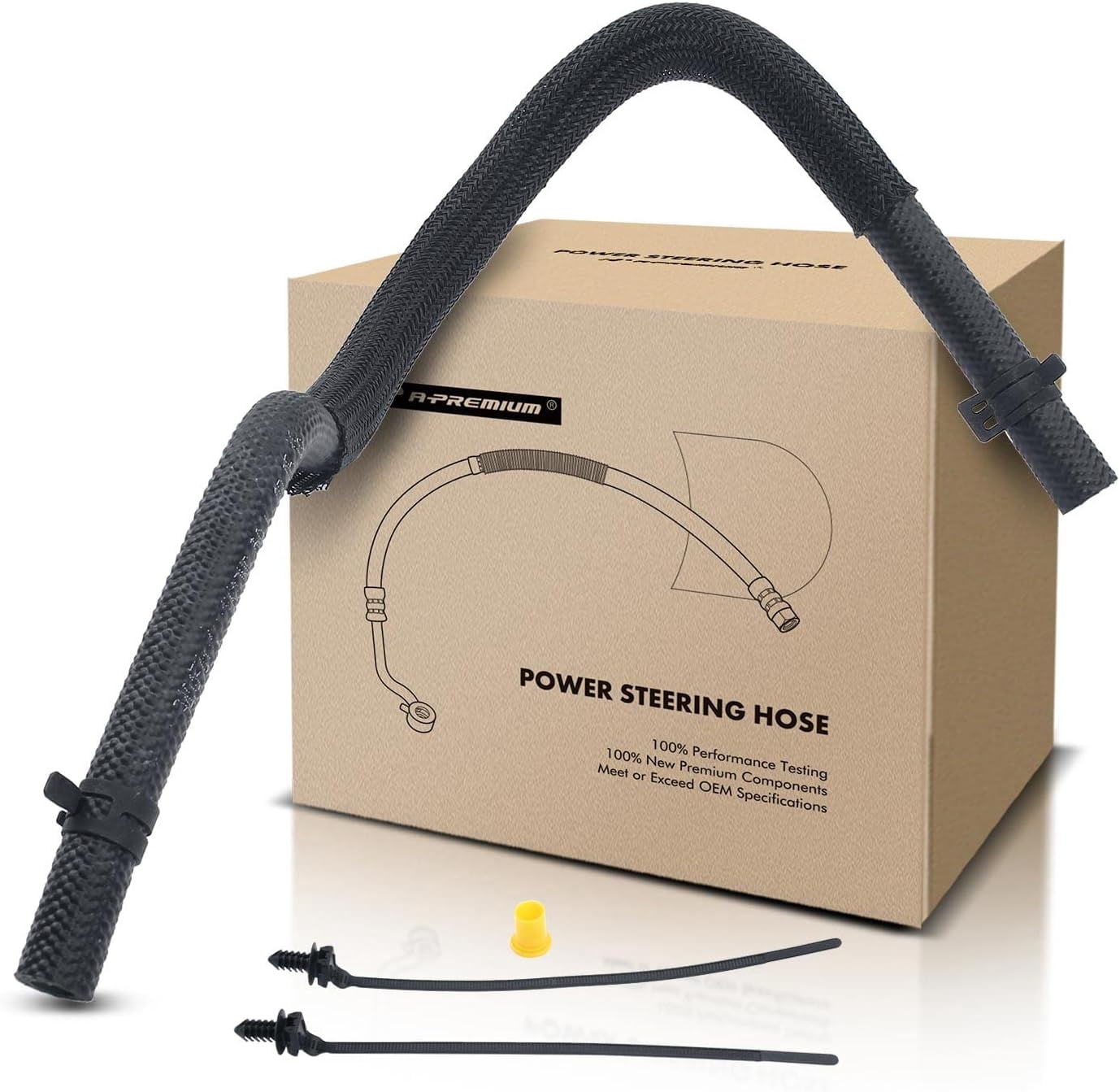 A-Premium Power Steering Return Hose Line Assembly Compatible with Ford ...