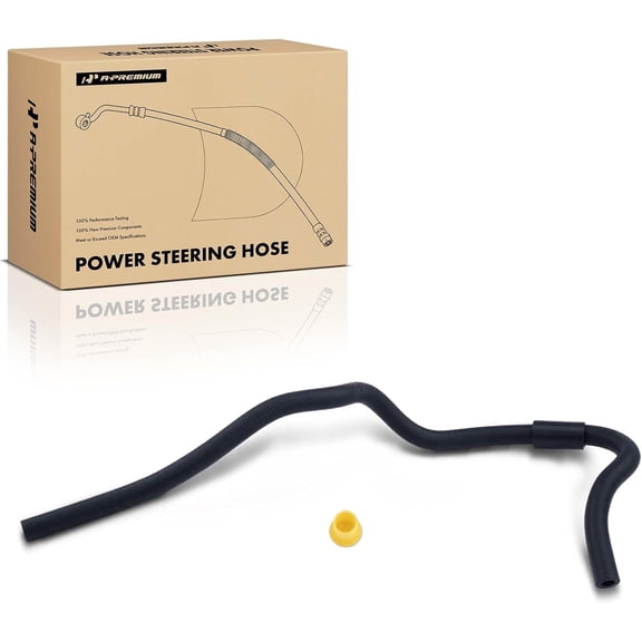 A-Premium Power Steering Return Hose Line Assembly Compatible with Honda Pilot 2005 2006 2007 2008, V6 3.5L, Pipe To Cooler