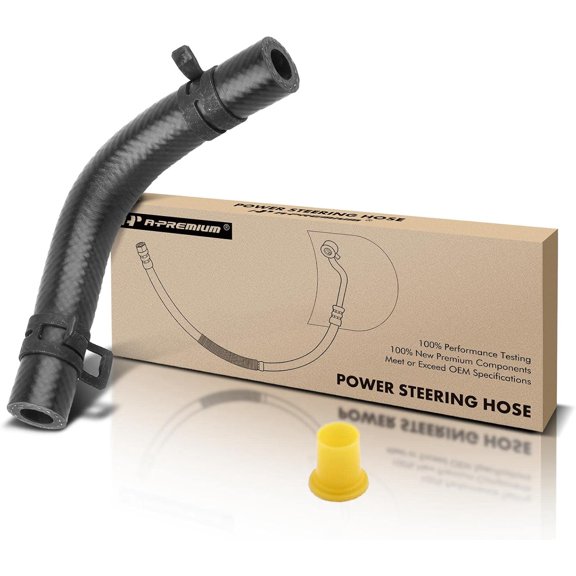 A-Premium Power Steering Return Hose Line Assembly Compatible with Hyundai Santa Fe 2003 2004 2005 2006 V6 3.5L To Cooler