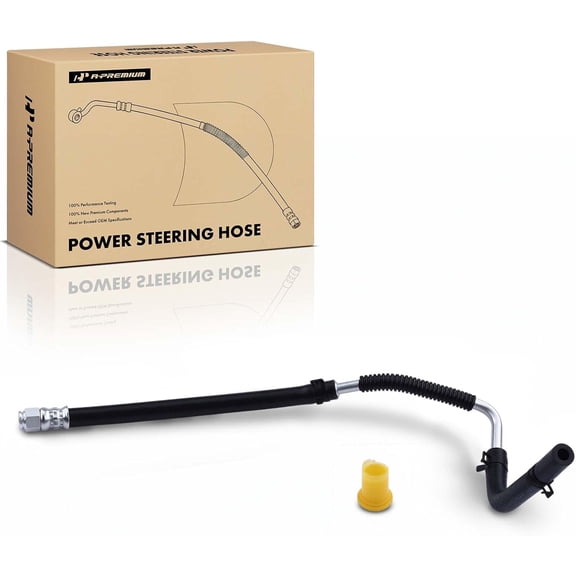A-Premium Power Steering Return Hose Line Assembly Compatible with Jeep Grand Cherokee & Dodge Durango, 2012 2013 2014 2015, 3.6L, with Quick Connect, Gear To Cooler