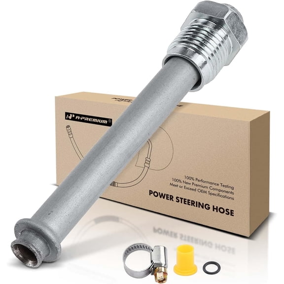 A-Premium Power Steering Return Line End Fitting Compatible with Dodge Ram Dakota GMC Sierra 1500 2500 3500 HD Yukon XL Cadillac Chrysler Hummer Jeep