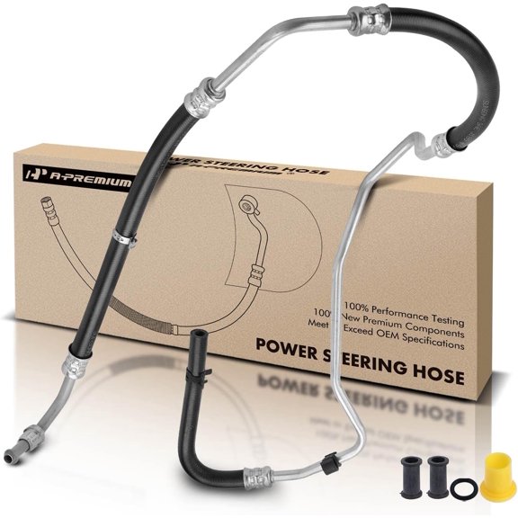 A-Premium Power Steering Return Line Hose Assembly Compatible with Dodge Charger 2013-2017 Gear To Cooler