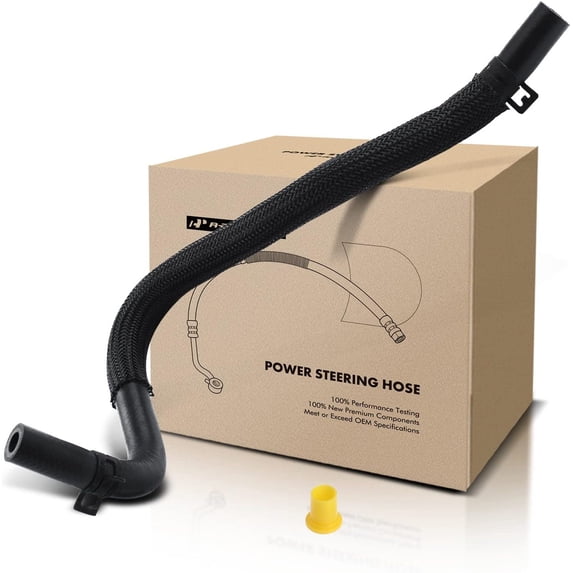 A-Premium Power Steering Return Line Hose Assembly Compatible with Ford E-150 E-350 Club Wagon E-350 E-450 Super Duty Econoline Cooler To Reservoir
