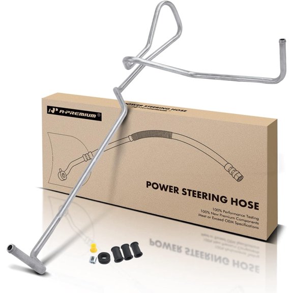 A-Premium Power Steering Return Line Hose Assembly Compatible with Mazda 6 2006-2007 V6 3.0L Intermediate Pipe