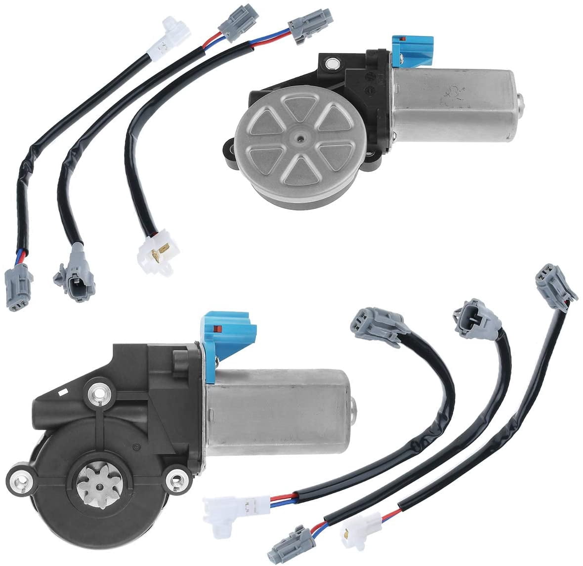 A-Premium Power Window Lift Motor Compatible with Toyota 4Runner Camry Celica Corolla Tacoma Chevrolet Prizm Geo LX450 Mitsubishi with 7-Tooth Left and Right 2-PC Set