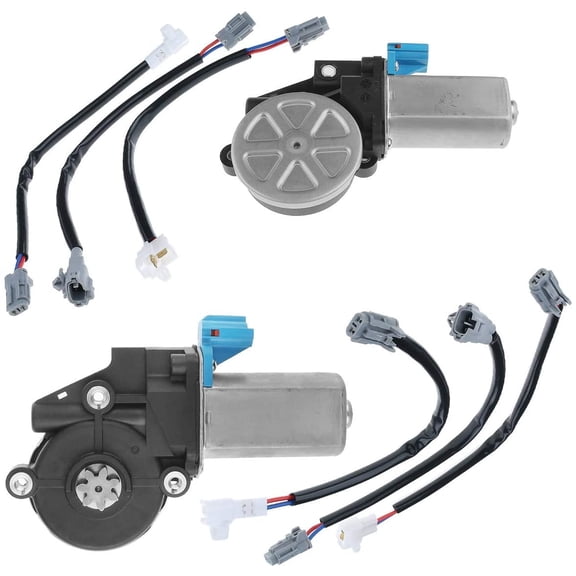 A-Premium Power Window Lift Motor Compatible with Toyota 4Runner Camry Celica Corolla Tacoma Chevrolet Prizm Geo LX450 Mitsubishi with 7-Tooth Left and Right 2-PC Set