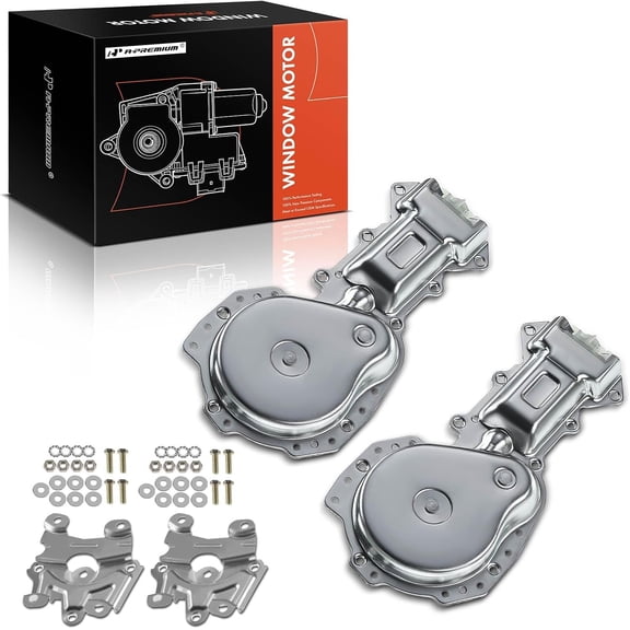 A-Premium Front Left and Right Power Window Lift Motor Compatible with Chevrolet Blazer Camaro Caprice Cavalier GMC Cadillac Buick Oldsmobile Pontiac Suburban, Driver and Passenger Side, 2-PC Set
