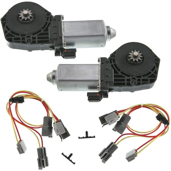 A-Premium Power Window Lift Motor Without Anti-Clip Compatible with Ford Mustang 1994-2004 2-PC