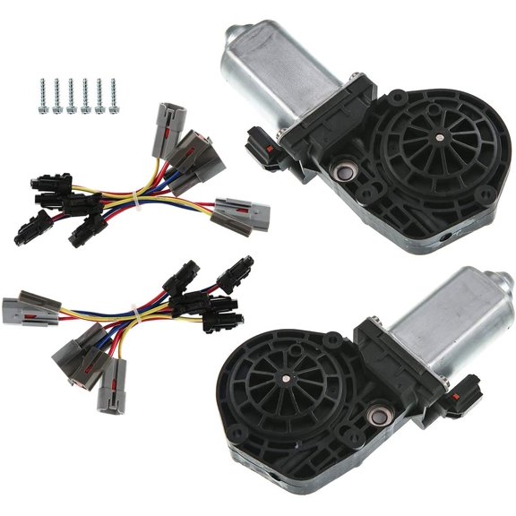 A-Premium Power Window Lift Motor Without Anti-Clip Compatible with Mazda B2200 B2300 B2600 Ford Ranger Windstar Lincoln 1993-2011 2-PC