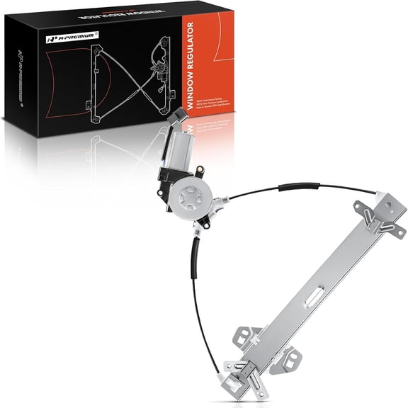 A-Premium Power Window Regulator with Motor Front Passenger Side Compatible with Honda Accord 2003-2007 (Coupe 2-Door Body Style Only) Front Right Passenger Side