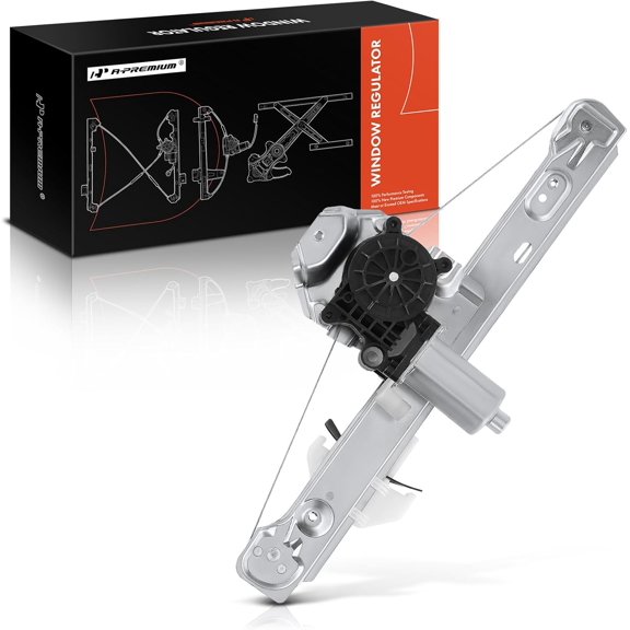 A-Premium Power Window Regulator Compatible with Ford Focus 2008 2009 2010 2011 Sedan Hatchback 4-Door Rear Right Passenger Side