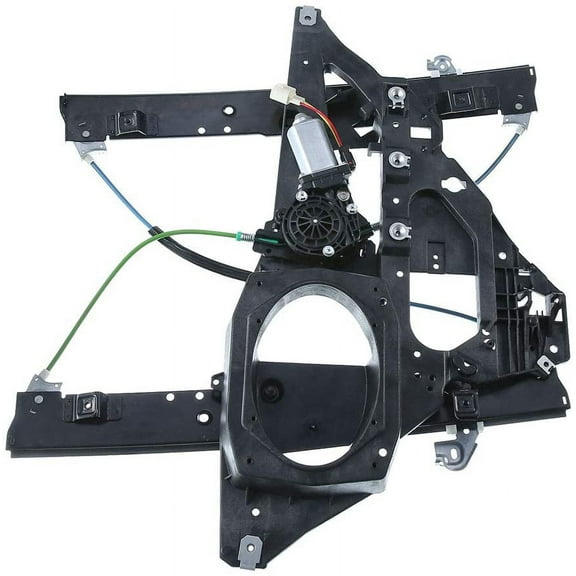 A-Premium Power Window Regulator with Motor and Panel Replacement for Ford Expedition Lincoln Navigator 2003-2006 (2 Pins Only) Front Left Driver Side
