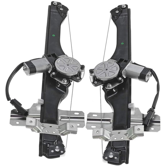 A-Premium Power Window Regulator with Motor Replacement for Buick Enclave Chevrolet Traverse GMC Acadia 2013-2016 Front Driver and Passenger Side 2-PC Set
