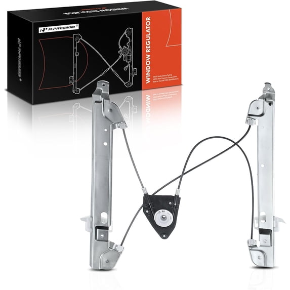 A-Premium Power Window Regulator Without Motor Compatible with Dodge Caliber 2007-2012 Hatchback Front Driver Side