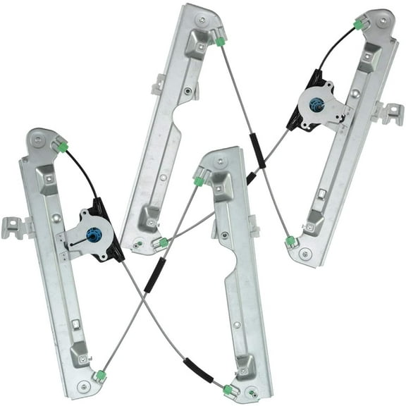 A-Premium Power Window Regulator Without Motor Compatible with Infiniti FX35 2009-2012 FX37 2013 FX50 2009-2012 QX70 2014-2017 Front 2-PC
