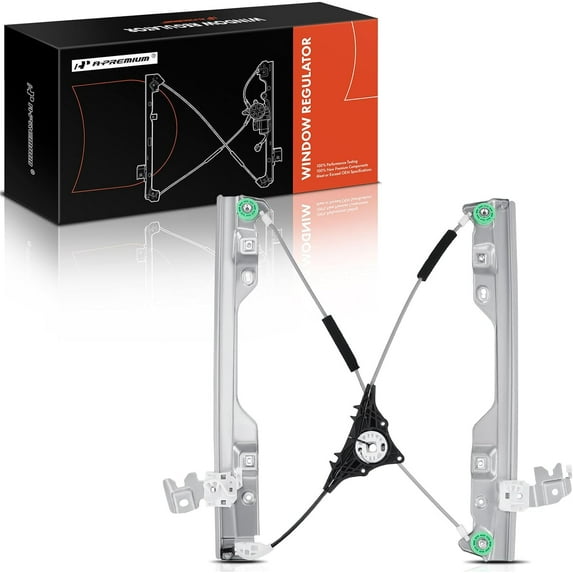 A-Premium Power Window Regulator Without Motor Compatible with Infiniti FX35 2009-2012 FX37 2013 FX50 2009-2012 QX70 2014-2017 Front Left