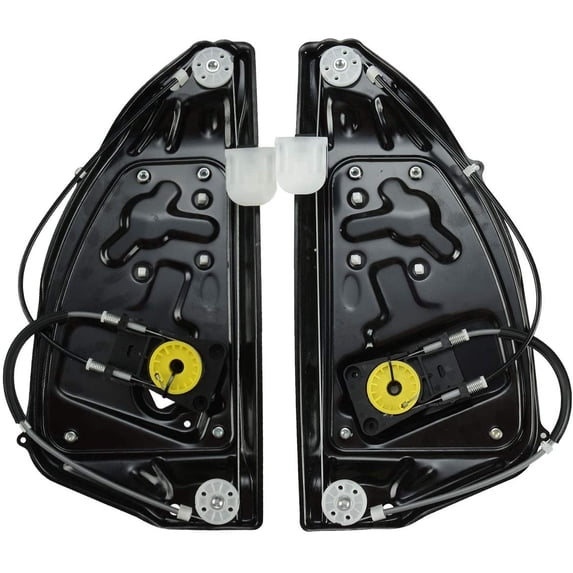 A-Premium Power Window Regulator Without Motor Compatible with Land Rover LR2 2008-2015 Rear Side 2-PC