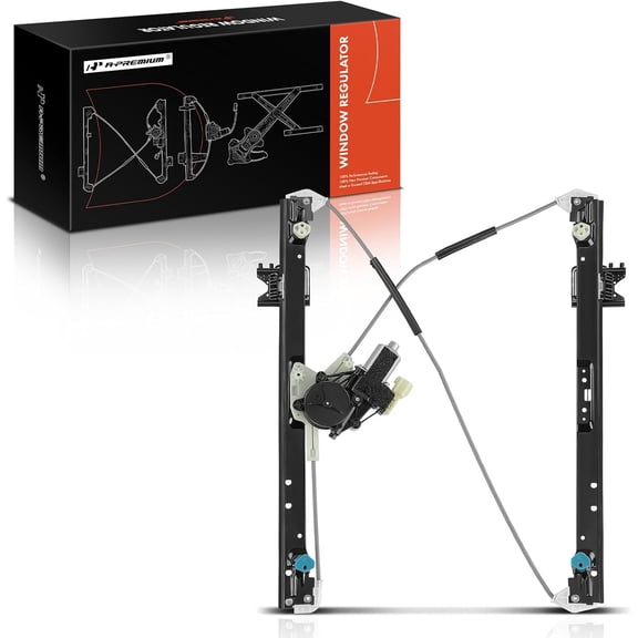 A-Premium Power Window Regulator with Motor Compatible with Land Rover Discovery 2017-2020 Front Passenger Side
